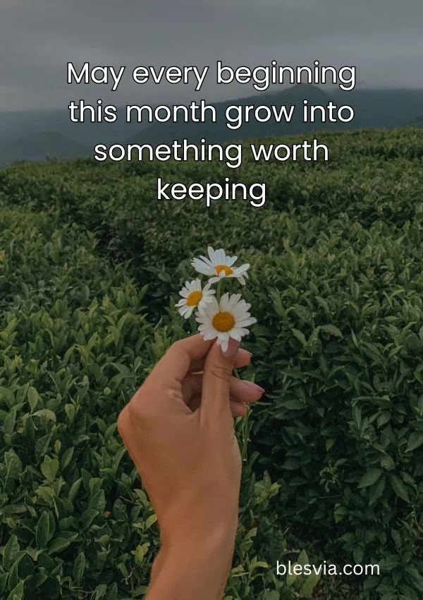 New Month May Blessings for Positive Beginnings