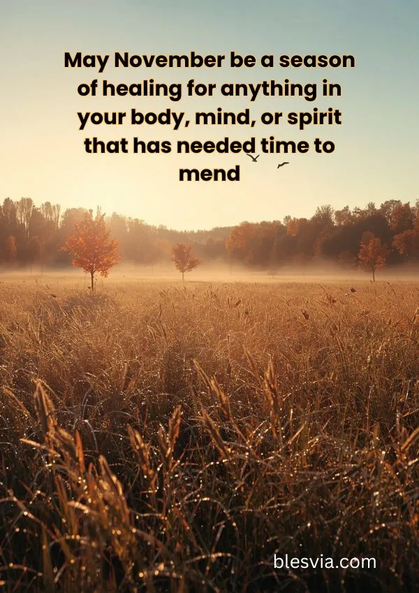 November Blessings for Health and Wellness