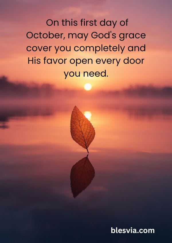 October 1st Blessings for a Fresh and Hopeful Start