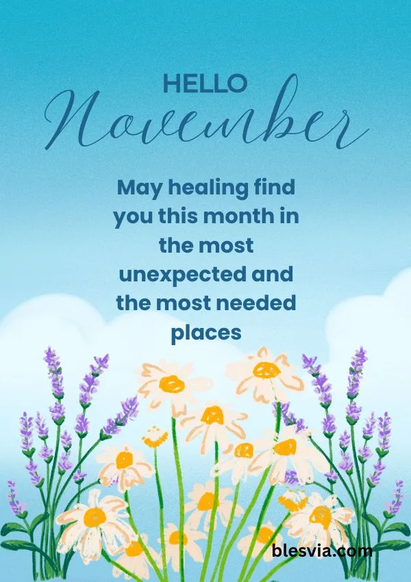 Peaceful November Quotes for Healing and Self-Care