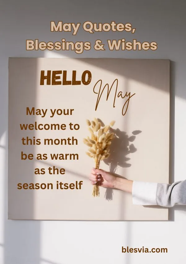 Powerful May Quotes, Blessings & Wishes title image