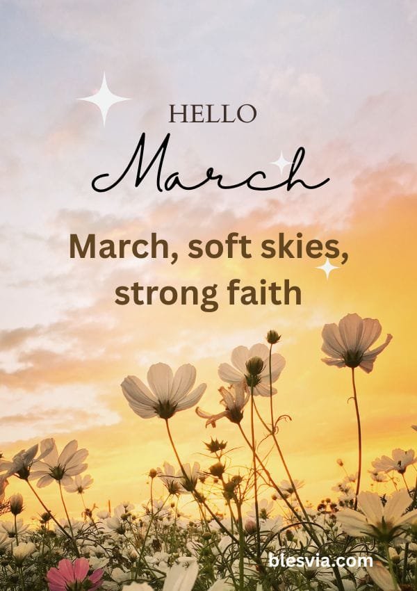 Short Hello March Quotes for Social Media