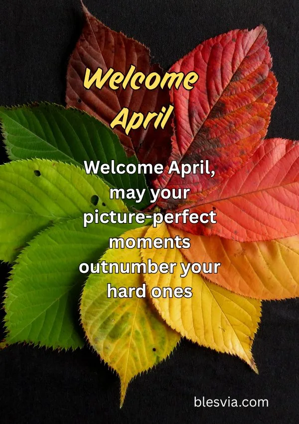 Welcome April Blessings Images to Share