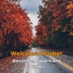 Welcome October Blessings, Prayers and Wishes for a Beautiful Month title image