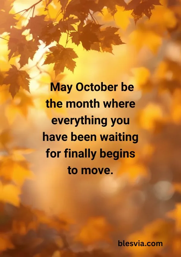 Welcome October Blessings to Start the Month Beautifully