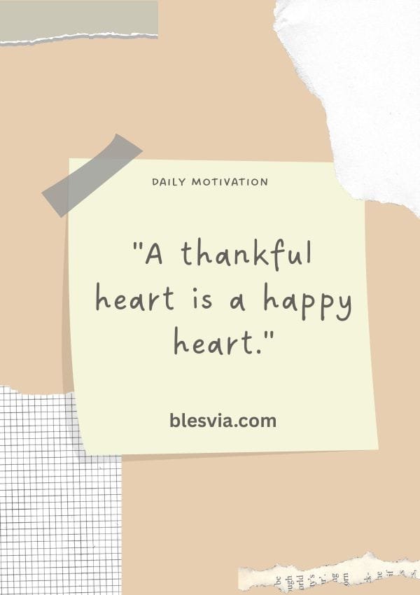 Short Thankful Quotes for Everyday Gratitude blesvia