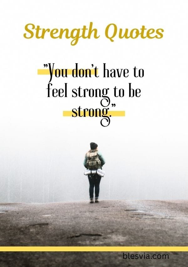 Strength Quotes for the Days You Need to Keep Going blesvia title image