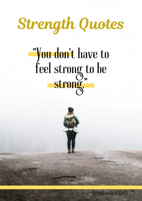Strength Quotes for the Days You Need to Keep Going blesvia title image