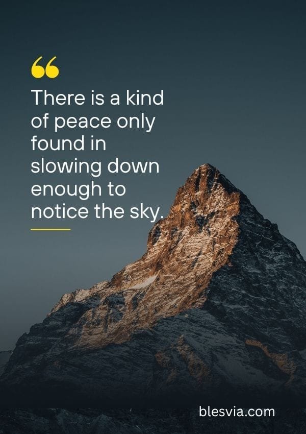 Quotes About Peace and Nature blesvia