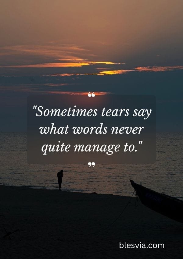 Sad Quotes About Crying and Tears blesvia
