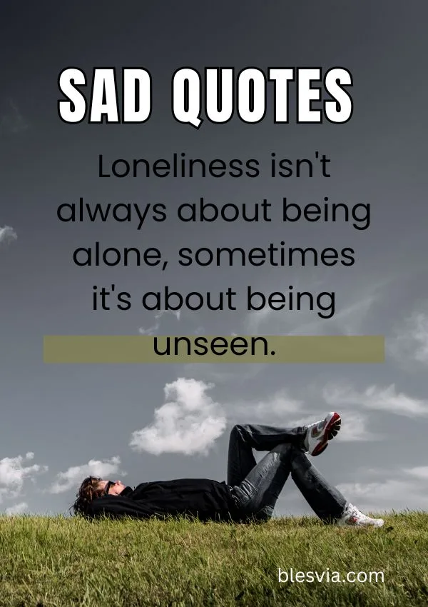 Sad Quotes That Understand Exactly What You are Feeling blesvia title image