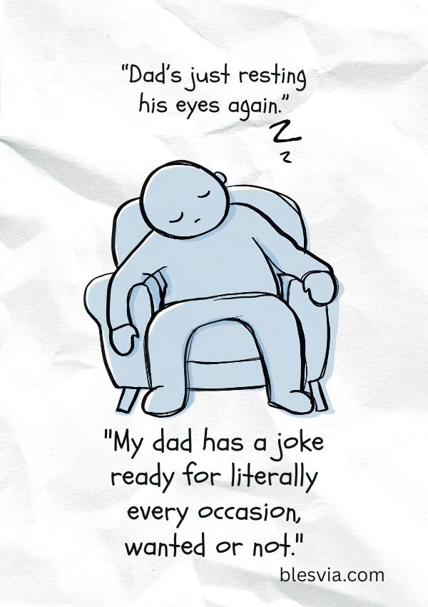 Funny Dad Quotes to Make Him Laugh blesvia