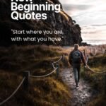 New Beginning Quotes to Help You Start Again title image blesvia